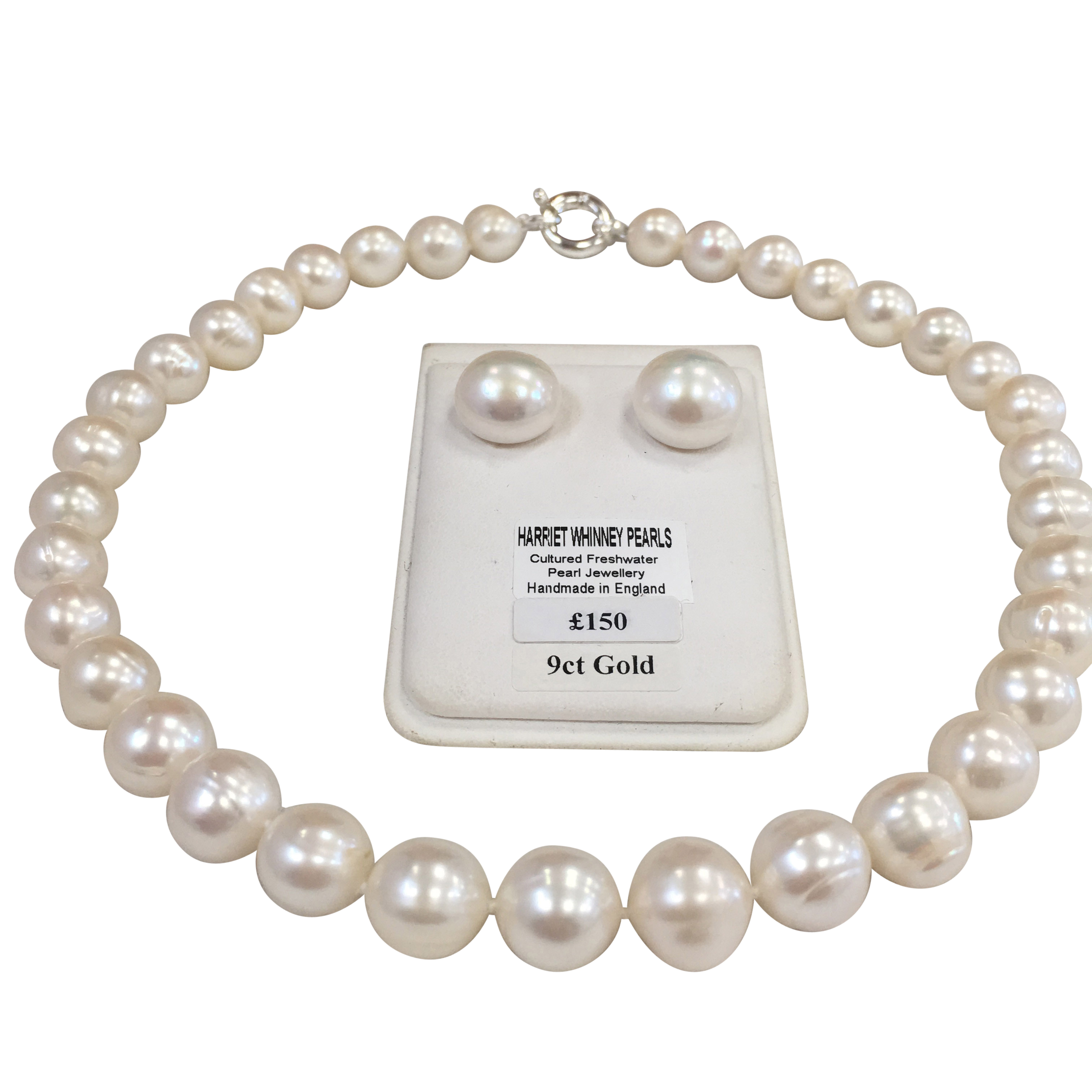 Large Pearl Necklace 11-14mm off-round